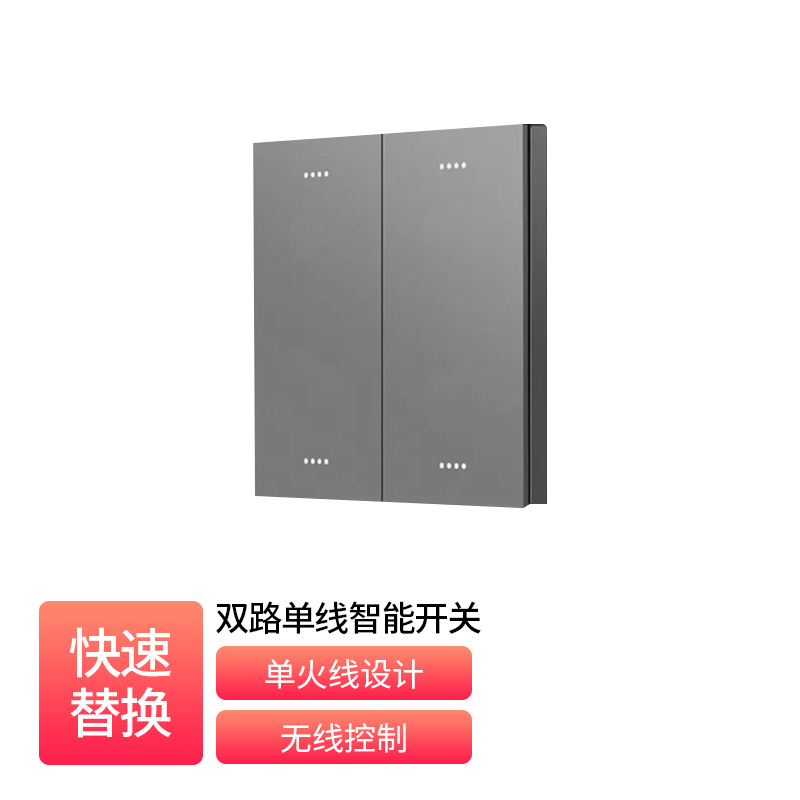 2路单火智能开关