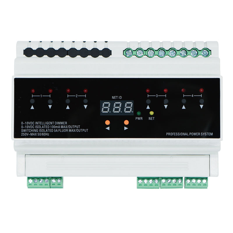 4 CH DIN 0~10V Dimmer